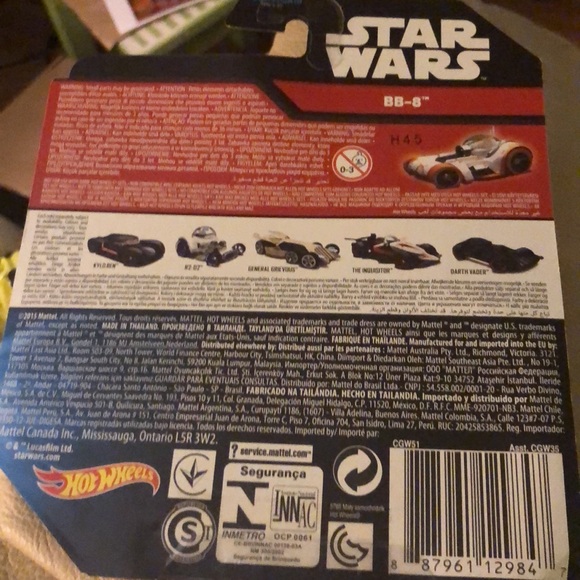 Hot Wheels Star Wars The Force Awakens - BB-8 Vehicle - New and Sealed! - Picture 2 of 6